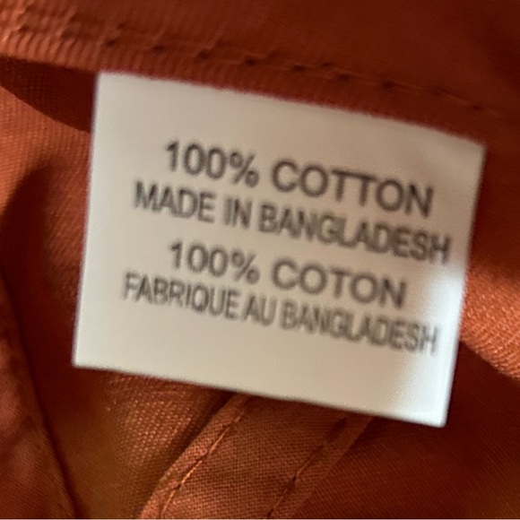 Skeleton Chobani 100% Cotton Burnt Orange Baseball Cap - Picture 4 of 4